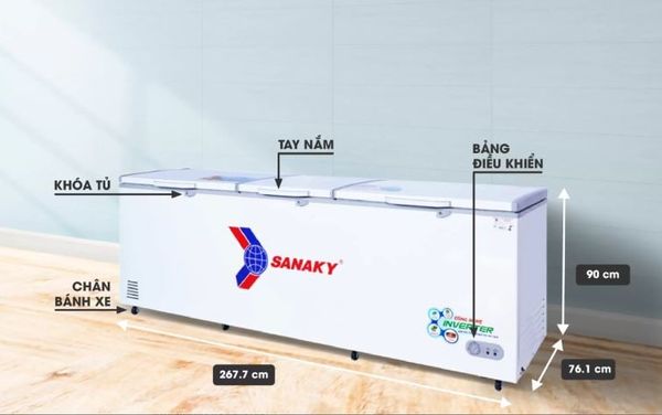 Tủ đông Inverter Sanaky VH-1199HY3 1100 lít