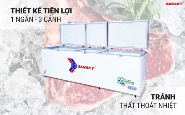 Tủ đông Inverter Sanaky VH-1199HY3 1100 lít