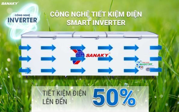 Tủ đông Inverter Sanaky VH-1199HY3 1100 lít