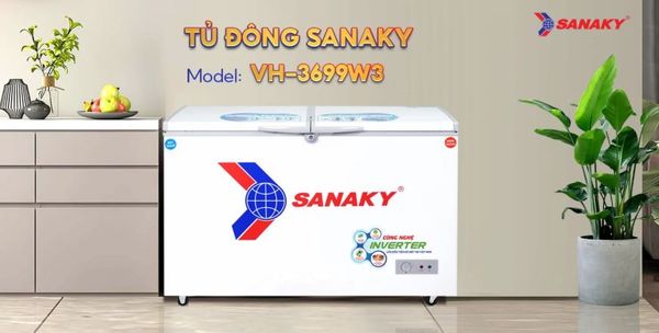 Tủ đông Inverter Sanaky VH-3699W3 360 lít