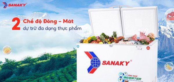 Tủ đông Inverter Sanaky VH-3699W3 360 lít