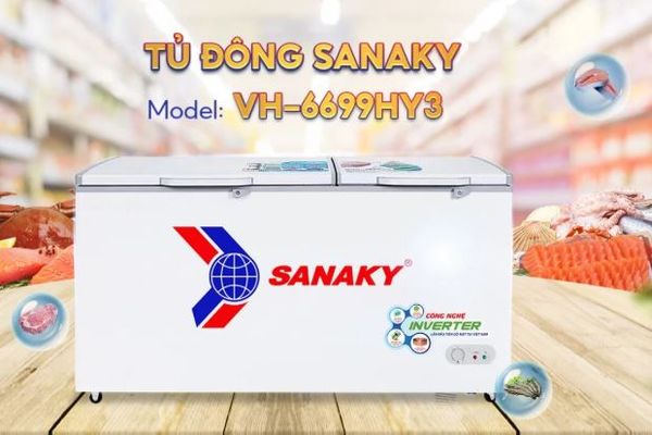 Tủ Đông Sanaky Inverter VH-8699HY3 860 lít