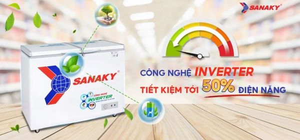 Tủ đông Inverter Sanaky VH-2899A3 280 lít