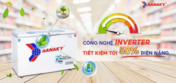 Tủ đông Inverter Sanaky VH-3699W3 360 lít