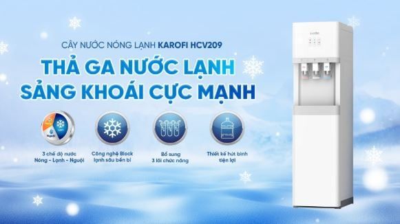 Cây nước nóng lạnh Karofi HC18