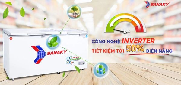 Tủ đông Inverter Sanaky VH-6699W3 660 lít