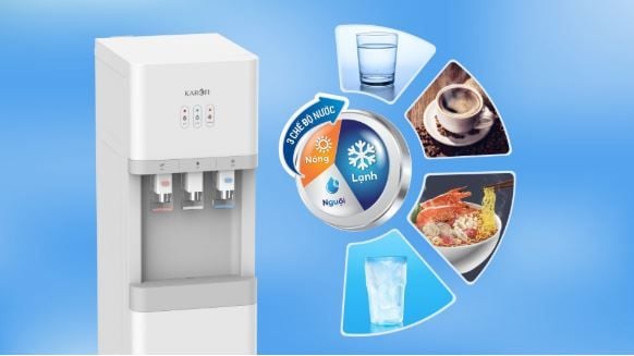 Cây nước nóng lạnh Karofi HC18