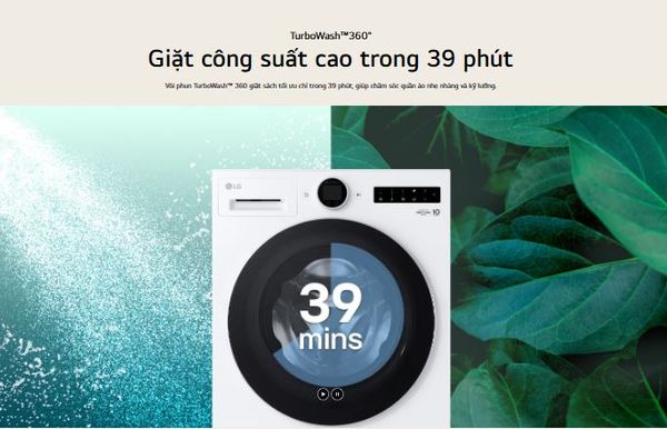 Máy giặt LG AI DD Inverter 12 kg FX1412S3KAV