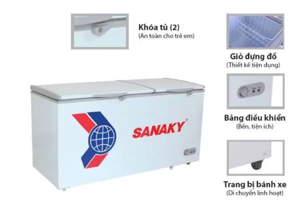 Tủ đông Sanaky VH-5699HY 560 lít