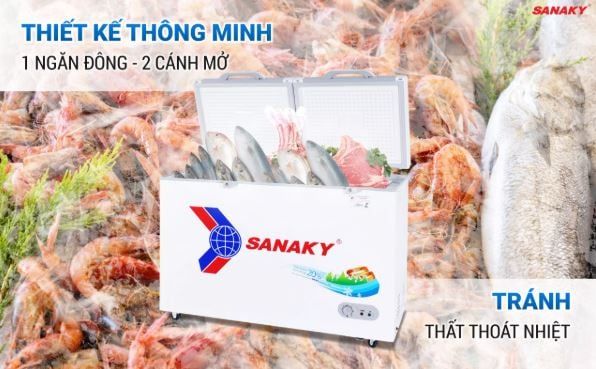 Tủ Đông Sanaky VH-4099A2KD 400 lít