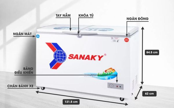 Tủ đông Sanaky VH-4099W1 400 lít