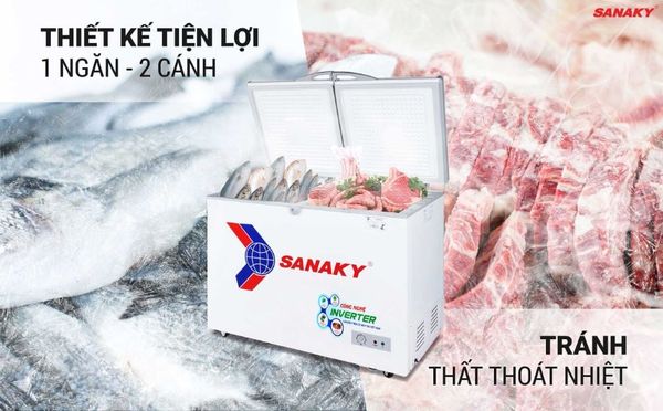 Tủ đông Inverter Sanaky VH-2899A3 280 lít