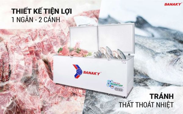 Tủ Đông Sanaky Inverter VH-8699HY3 860 lít