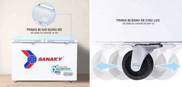 Tủ đông Sanaky Inverter VH-2899A4KD 280 lít