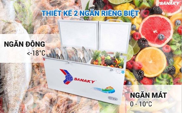 Tủ đông Sanaky VH-6699W1 660 lít