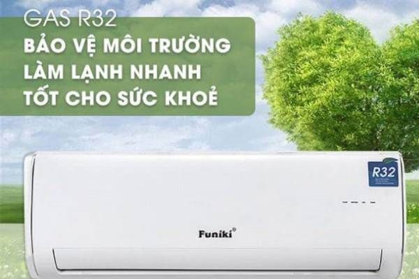 Điều hòa Funiki Sử dụng môi chất lạnh R32 thân thiện với môi trường