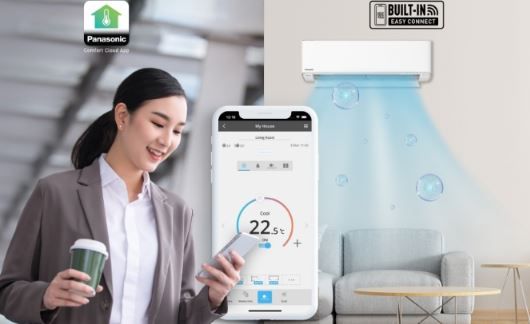 Điều hòa Panasonic kết nối điện thoại