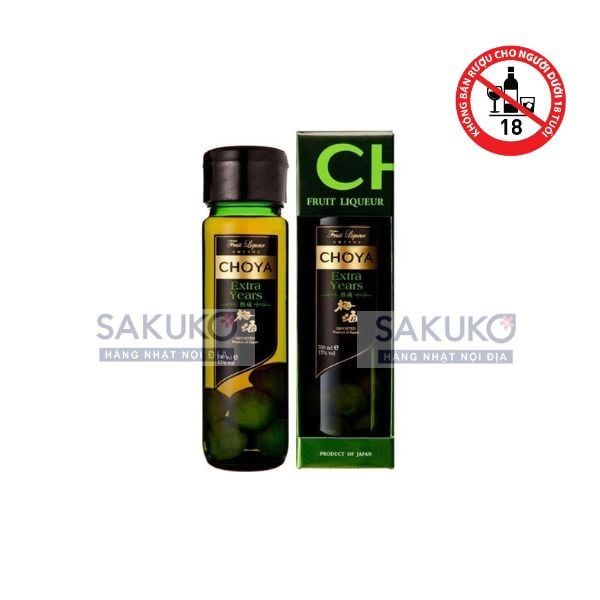 CHOYA- Rượu Mơ Extra years 700ML 17 độ