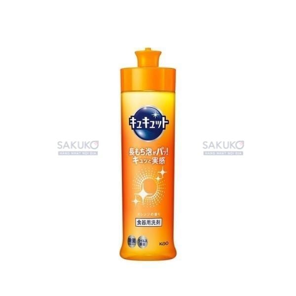 Thành phần nước rửa bát Kyukyuto Kao hương cam