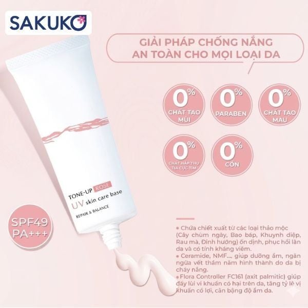Kem chống nắng Meishoku Repair & Balance bảo vệ da và nâng tone nhẹ nhàng