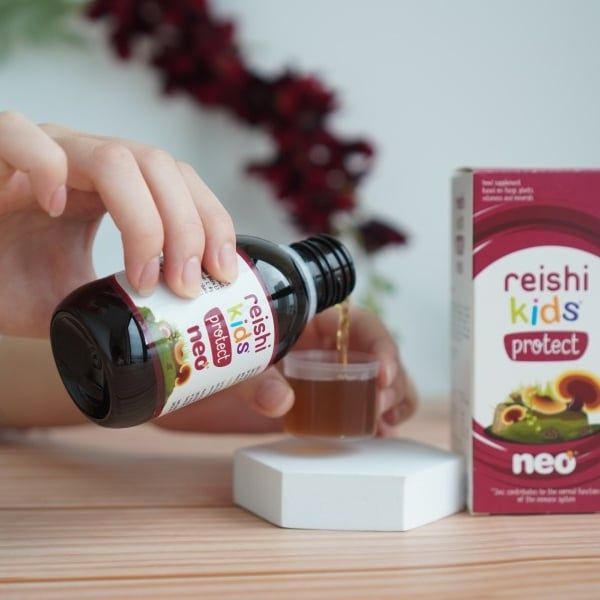 Siro hỗ trợ tăng cường sức đề kháng Reishi Kids Protect