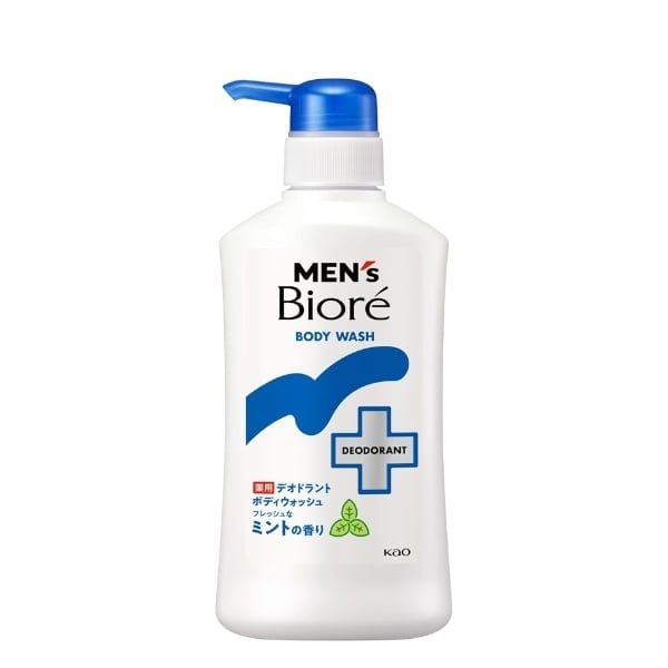 Men's Biore Fresh Mint tạo bọt mịn dày, làm sạch sâu bã nhờn lỗ chân lông biểu bì mà không gây nhờn rít
