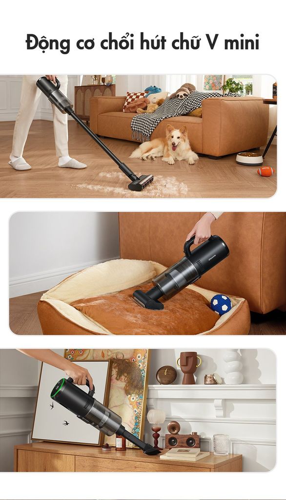 Các loại đầu hút trên Dreame H12 Dual