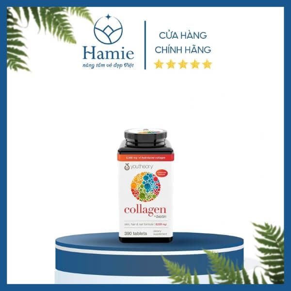 Viên Uống Collagen Youtheory 390 Viên Mỹ Màu Trắng