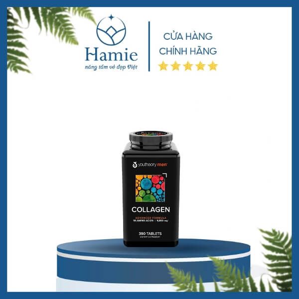 Viên Uống Collagen Youtheory 390 Viên Mỹ Màu Đen