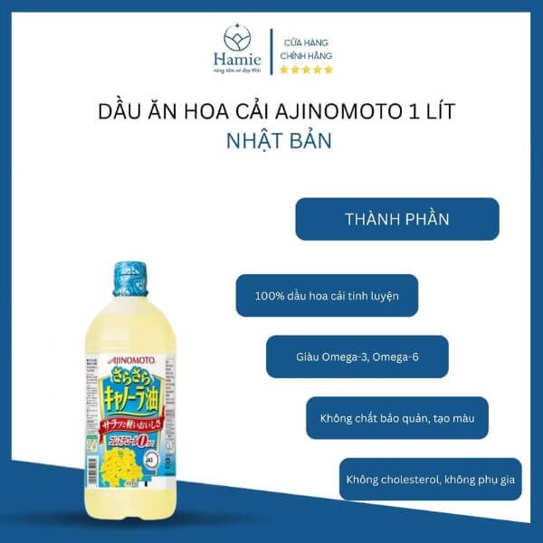 dầu ăn dặm cho bé 6 tháng