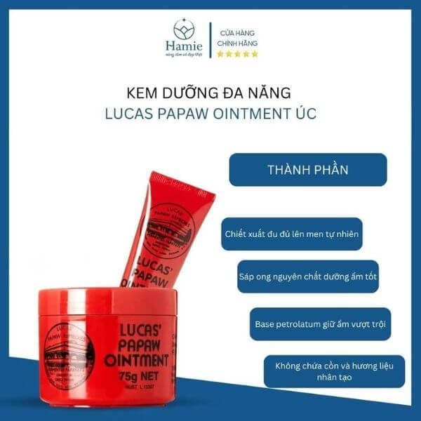 Kem Dưỡng Đa Năng Lucas Papaw Ointment Úc TP