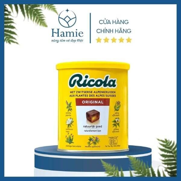 Kẹo Ngậm Thảo Mộc Ricola ORIGINAL 250gr Thụy Sĩ