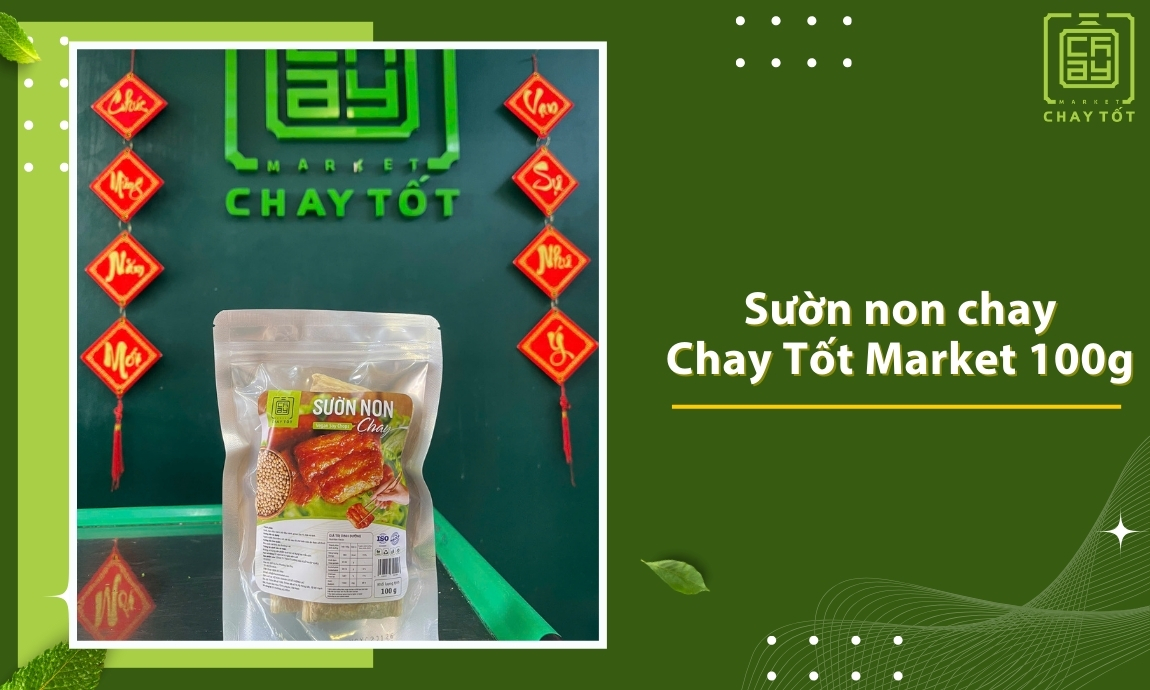 Sườn non chay Chay Tốt Market 100g