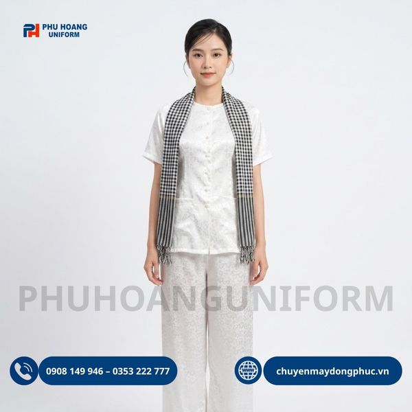 Bộ Bà Ba Gấm Trắng, Khăn Rằn