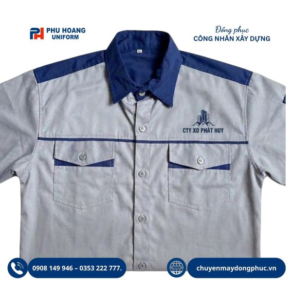 Áo Công Nhân Xây Dựng