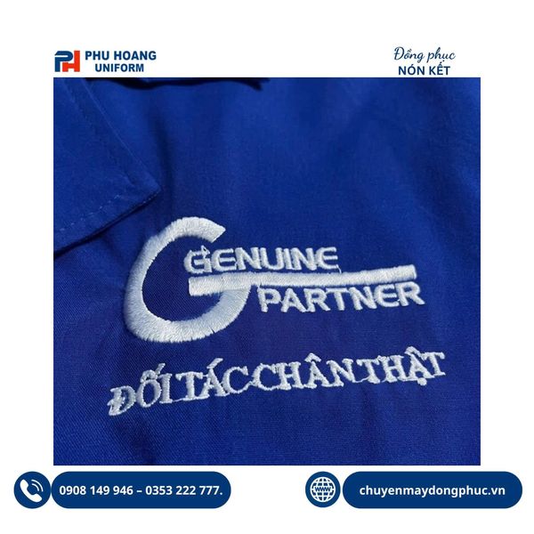 Áo Tạp Vụ Buồng Phòng Thêu Logo