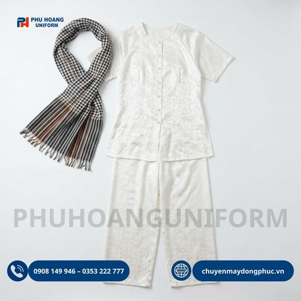 Bộ Bà Ba Gấm Trắng, Khăn Rằn