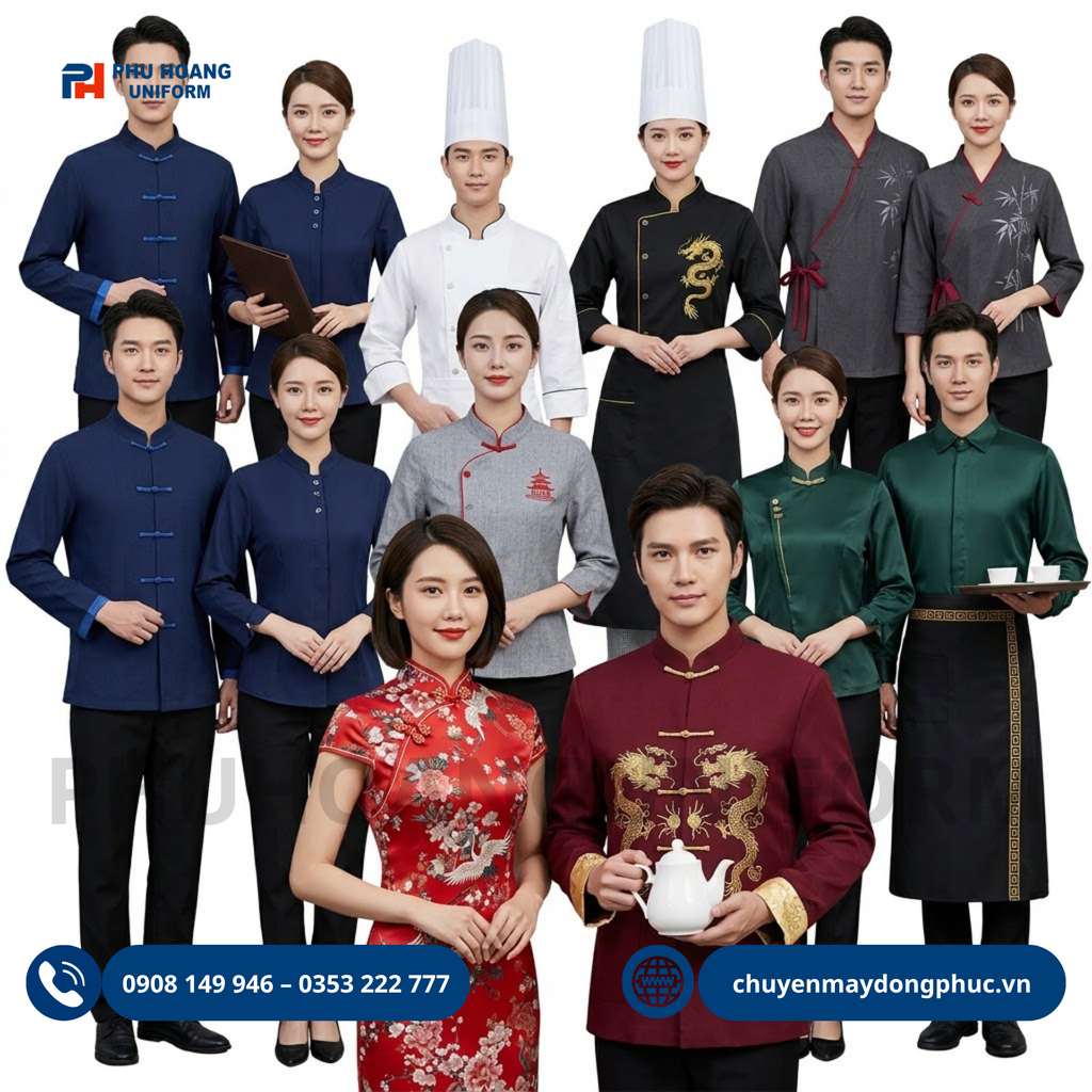 Đồng Phục Nhà Hàng Trung Quốc