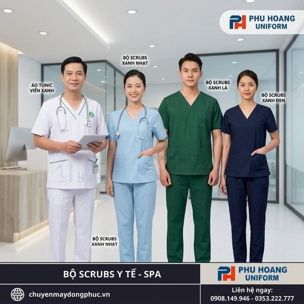 Đồng Phục Scrubs Ngành Y Tế