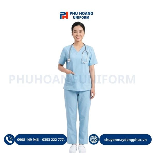 Đồng Phục Scrubs Ngành Y Tế