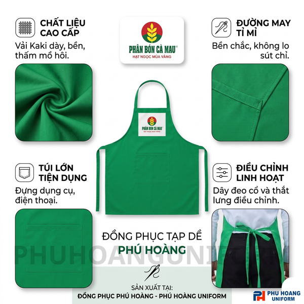 May Tạp Dề In Logo
