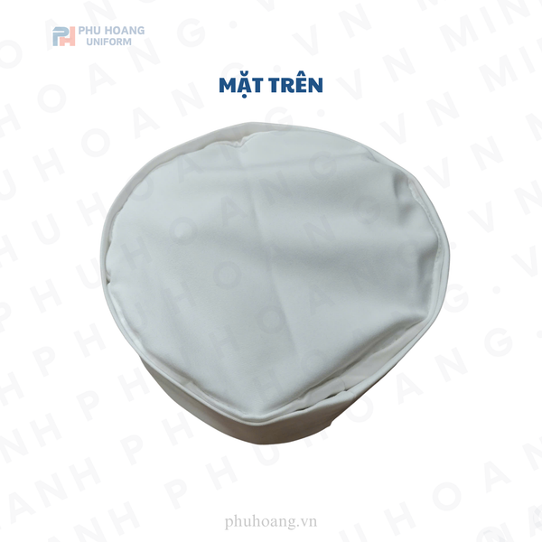 NÓN BẾP NHẬT CHÓP VẢI GẤP TRẮNG TINH
