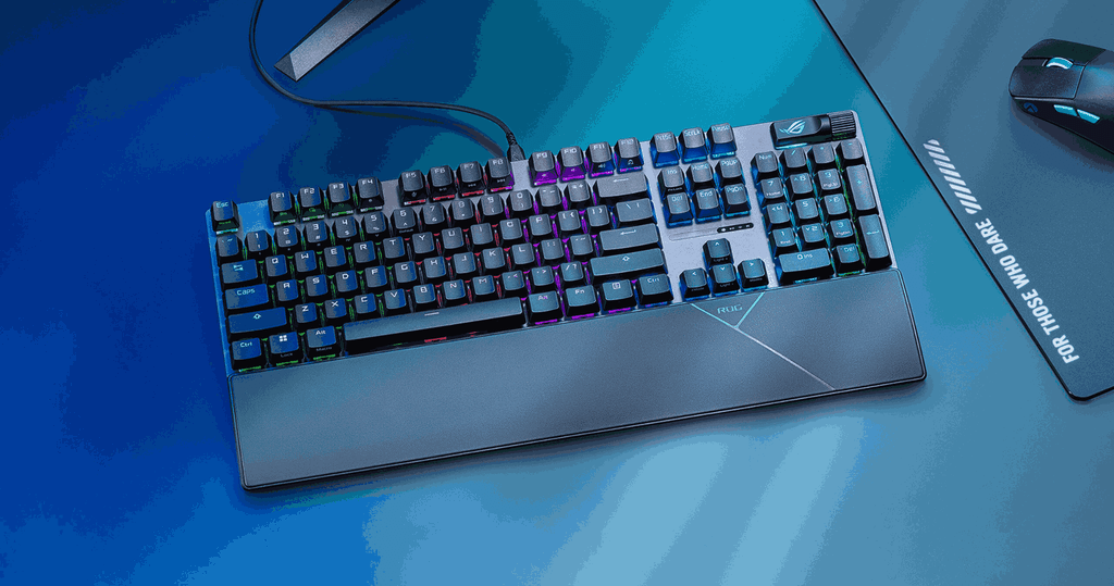 ban phim gaming asus xa14 rog strix scope ii x