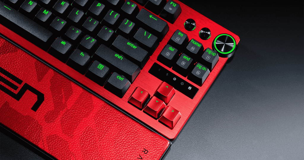 nút điều khiển ban phim gaming razer huntsman v3 pro tenkeyless 8khz