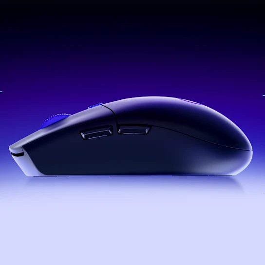 chuột gaming không dây logitech g304 x góc nghiêng
