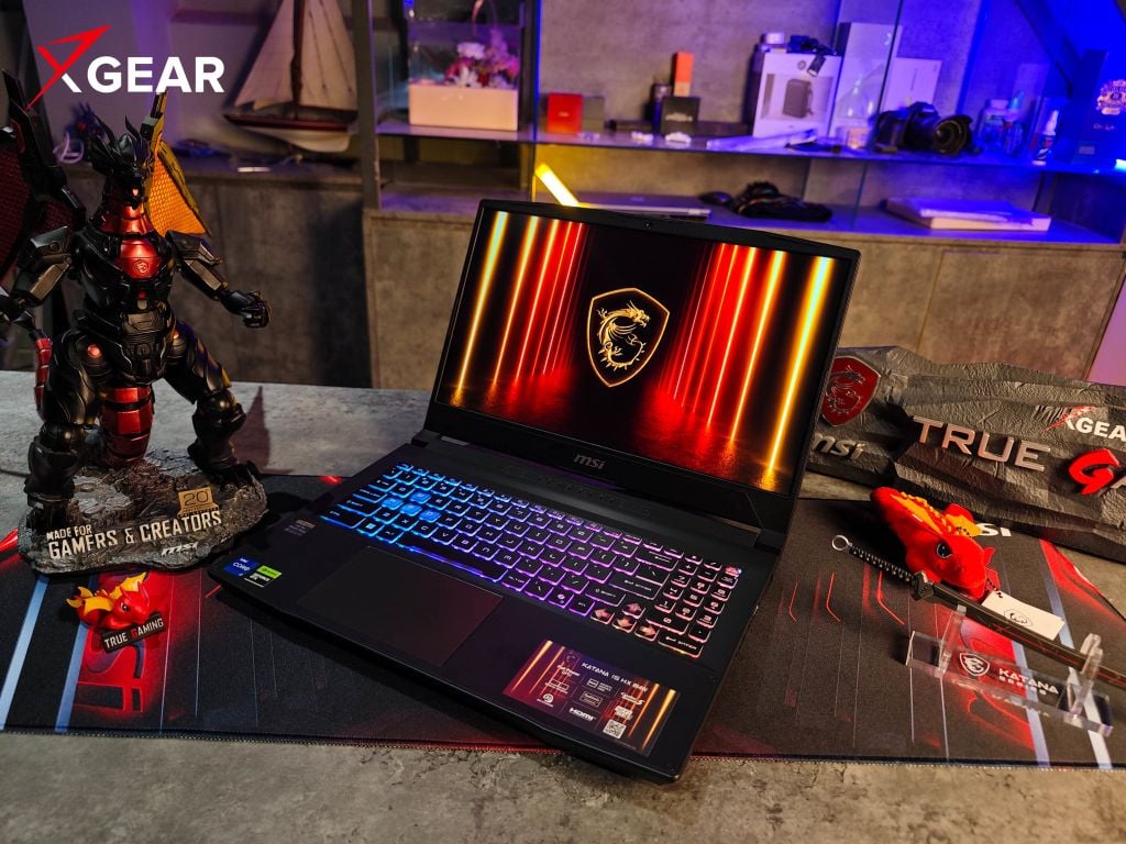 MSI Katana 15 HX B14WEK 295VN mang hiệu năng mạnh mẽ với ultra 9 và hiệu năng card 5050