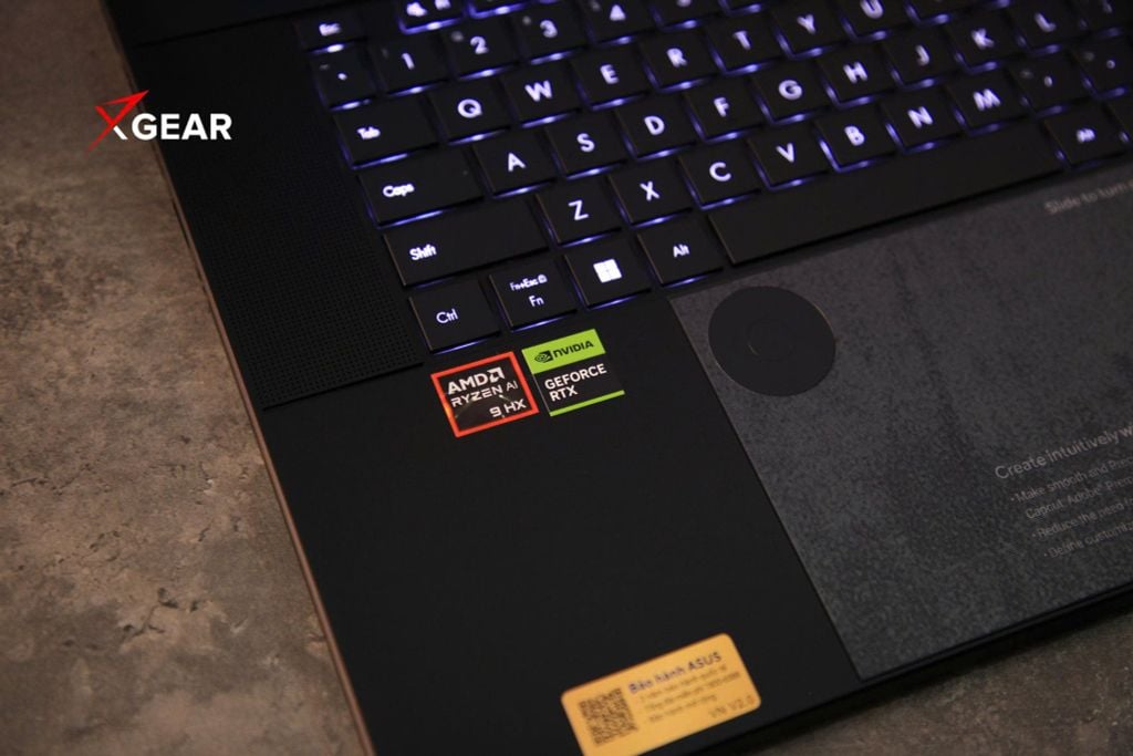 tem AMD và RTX trên laptop laptop asus proart p16 h7606wp sr335w