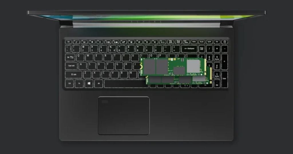 Khả năng nâng cấp RAM và SSD của Acer Aspire 7 A715 59G 78WG