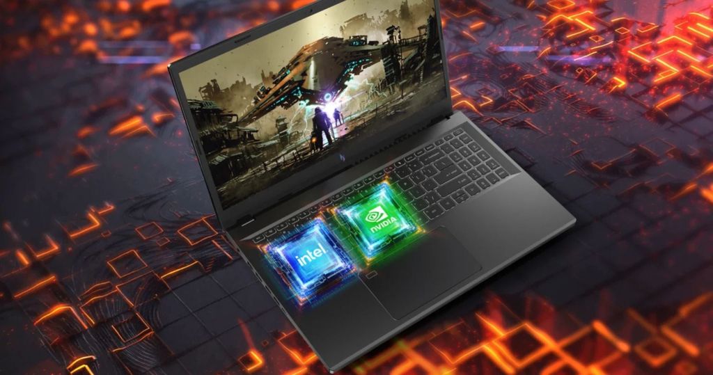 laptop gaming acer nitro v propanel anv15 52 78md intel cùng rtx