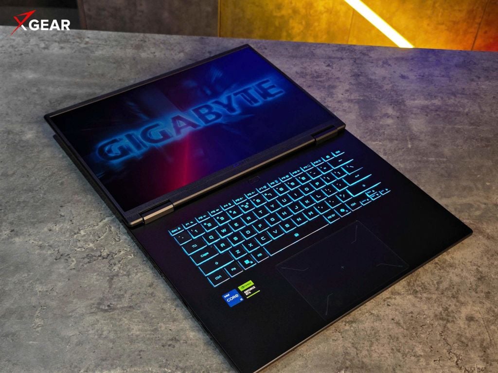 Laptop Gigabyte A16 CTHH3VN893SH sở hữu card màn đồ họa 5050 tăng tốc khi chơi game